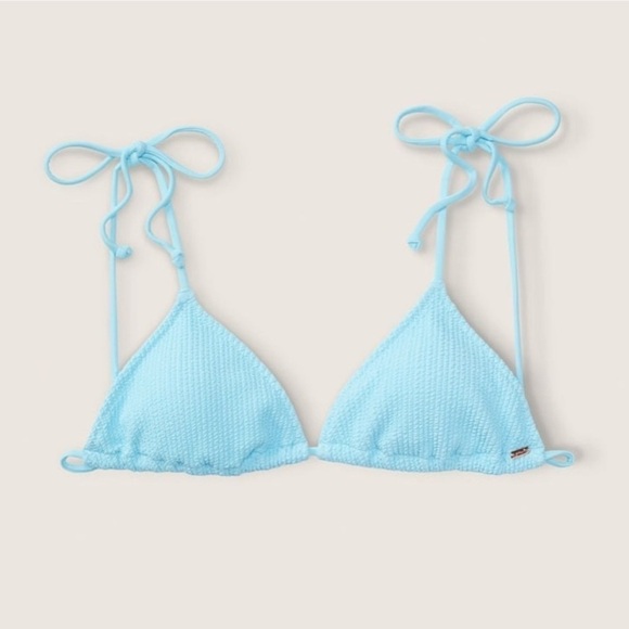 Victoria's Secret PINK Blue Triangle Bikini Top - Picture 1 of 5